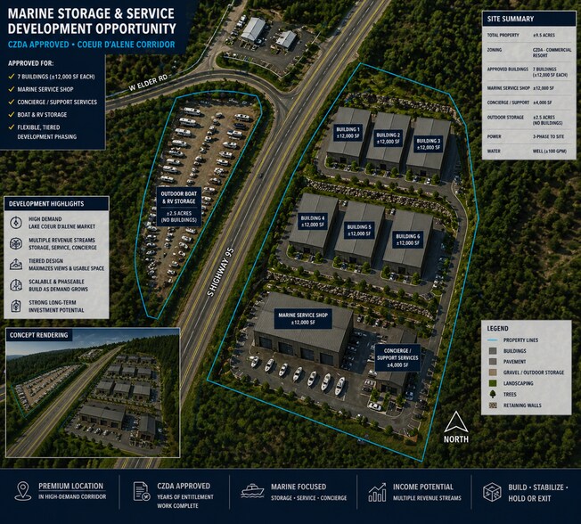 TBD S. Hwy 95 hwy, Worley, ID à vendre - Plan de site – Image 2 sur 11