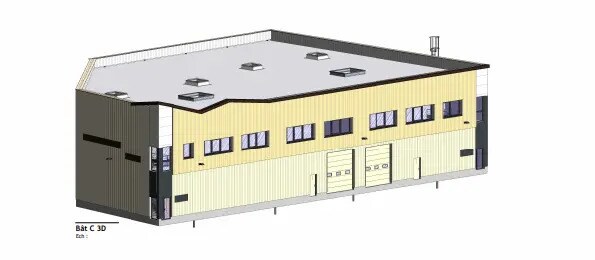 Industriel/Logistique dans Osny à louer - Photo de l’immeuble – Image 1 sur 4