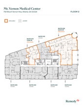 755 Mount Vernon Hwy NE, Atlanta, GA à louer Plan d’étage– Image 1 sur 1