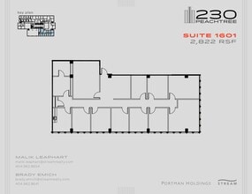 230 Peachtree St NW, Atlanta, GA à louer Plan d’étage– Image 1 sur 1