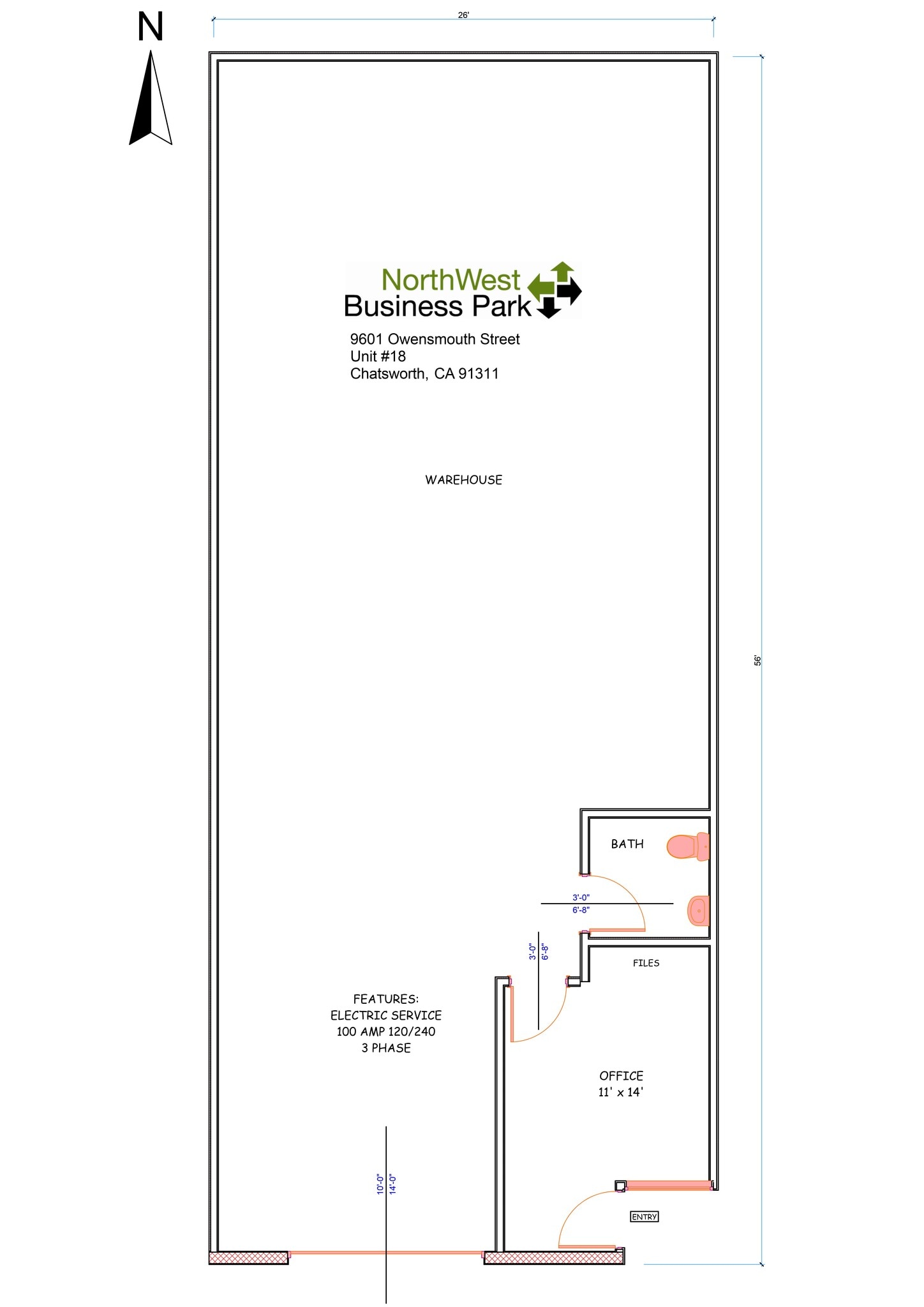 9580-9592 Topanga Canyon Blvd, Chatsworth, CA à louer Plan de site– Image 1 sur 1