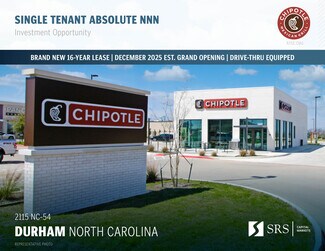 Plus de détails pour 2115 E NC Highway 54, Durham, NC - Local commercial à vendre