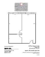 10 W Square Lake Rd, Bloomfield Hills, MI à louer Plan d’étage– Image 1 sur 1