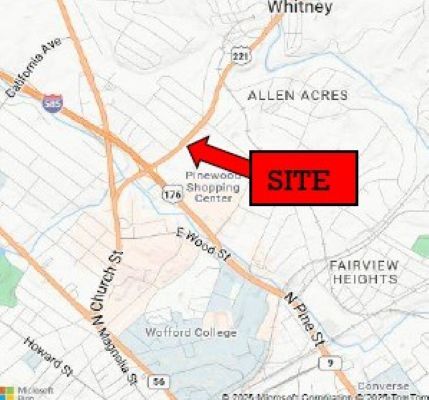 750 Chesnee Hwy, Spartanburg, SC à vendre - Plan de site – Image 3 sur 3