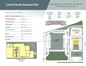 9800 Decker Ln, Austin, TX à louer Plan de site– Image 1 sur 1