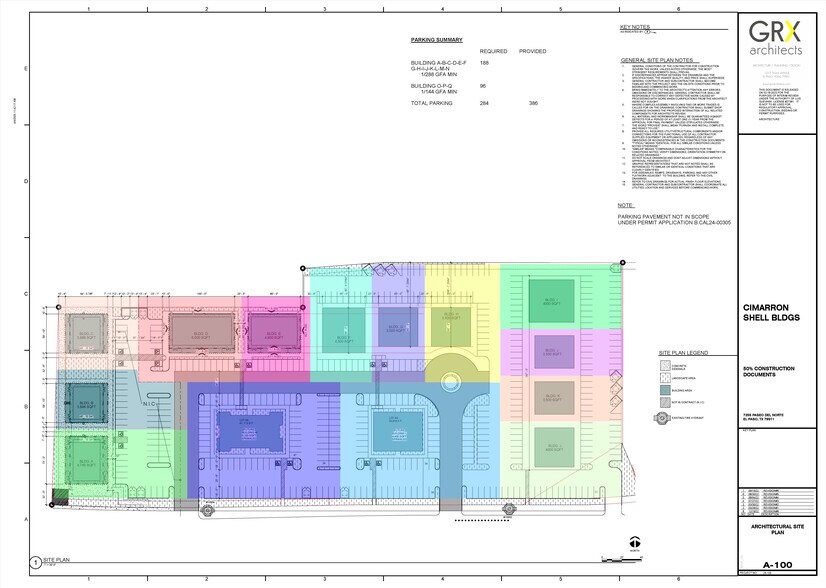 7305 Paseo del Norte, El Paso, TX à vendre - Plan de site – Image 3 sur 8