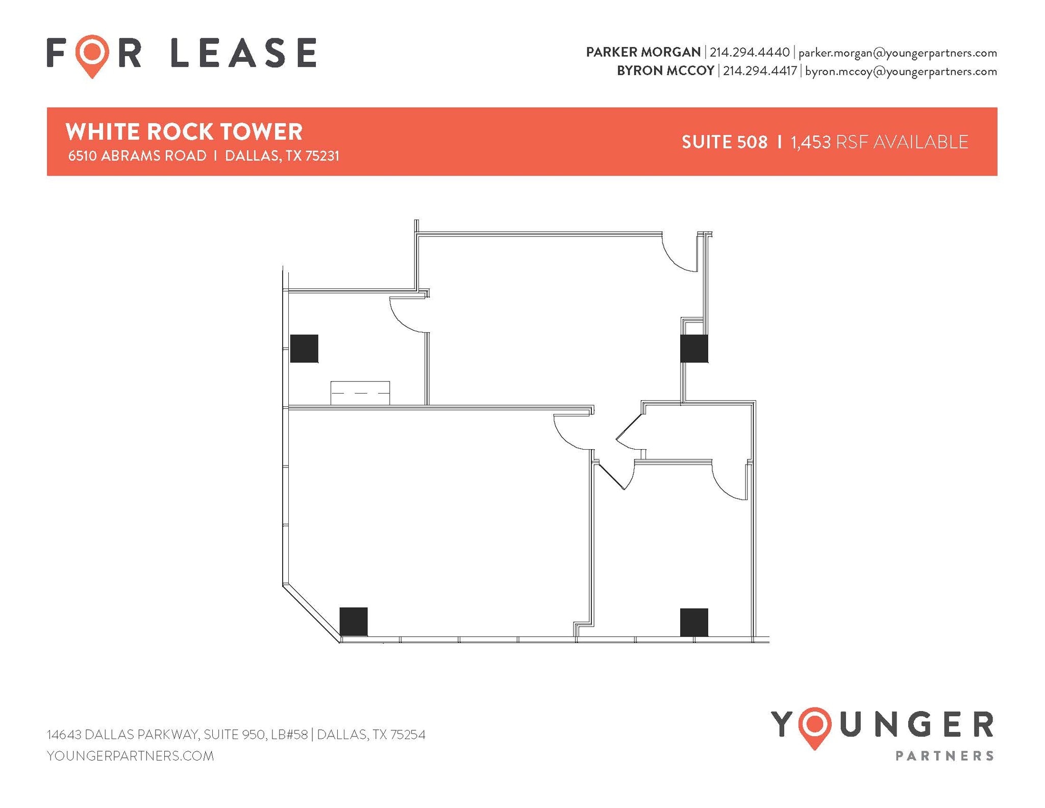 6510 Abrams Rd, Dallas, TX à louer Plan d’étage– Image 1 sur 1