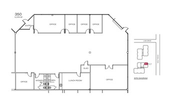 2100 Golf Rd, Rolling Meadows, IL à louer Plan d’étage– Image 2 sur 2