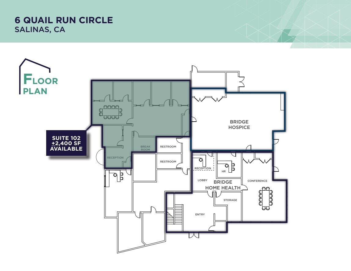 6 Quail Run Cir, Salinas, CA à louer Plan d’étage– Image 1 sur 1