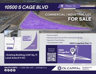 Plus de détails pour 10500 S Cage Blvd, Pharr, TX - Local commercial à vendre