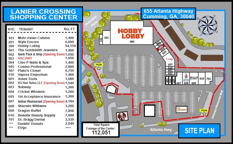 655 Atlanta Hwy, Cumming, GA à louer - Photo de l’immeuble – Image 1 sur 8