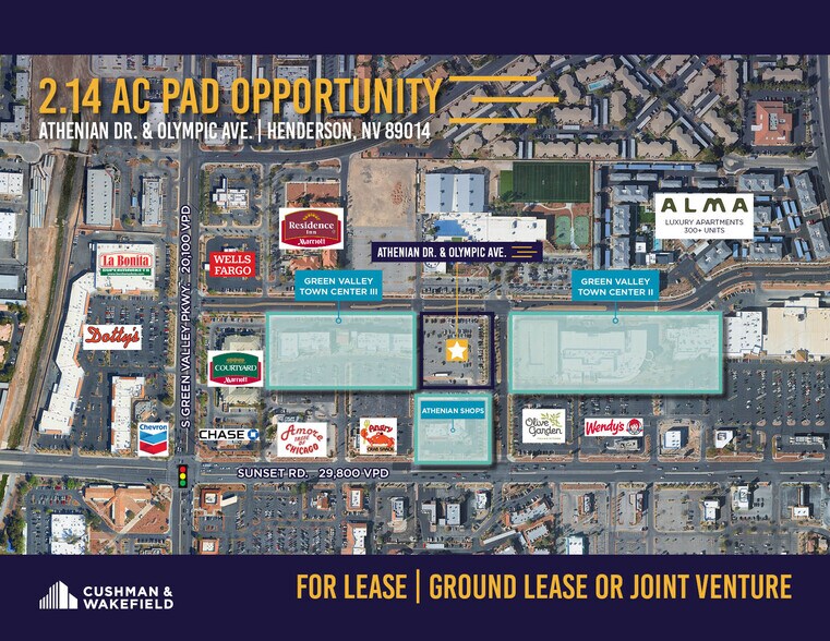 SWC Olympic Ave & Athenian Dr, Henderson, NV à louer - Photo de l’immeuble – Image 1 sur 4