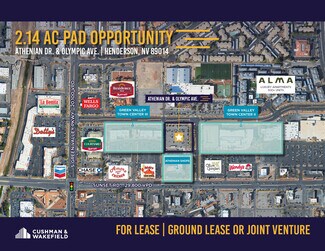 Plus de détails pour SWC Olympic Ave & Athenian Dr, Henderson, NV - Terrain à louer