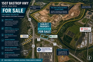 Plus de détails pour 1507 Bastrop Hwy, Austin, TX - Terrain à vendre