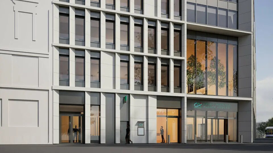 Bureau dans Strasbourg à louer - Photo de l’immeuble – Image 2 sur 6