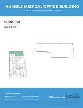 1485 FM 1960 Byp E, Humble, TX à louer Plan d’étage– Image 1 sur 1
