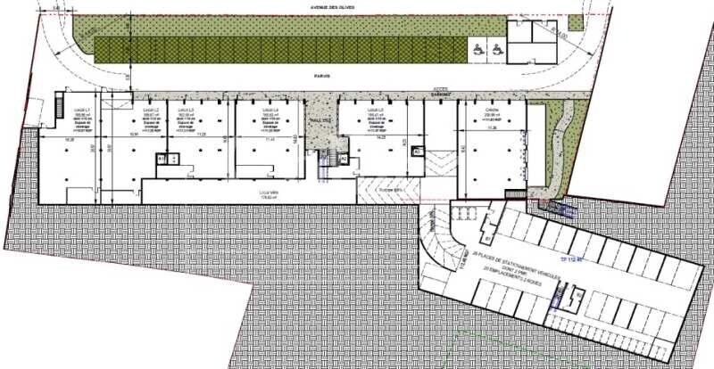 Local commercial dans Marseille à vendre - Plan d’étage – Image 2 sur 5