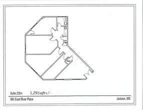 860 E River Pl, Jackson, MS à louer Plan d’étage– Image 2 sur 2