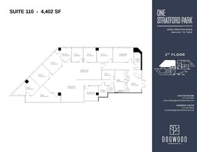 18383 Preston Rd, Dallas, TX à louer Plan d’étage– Image 1 sur 1