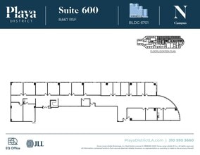 6100 Center Dr, Los Angeles, CA à louer Plan d’étage– Image 1 sur 1