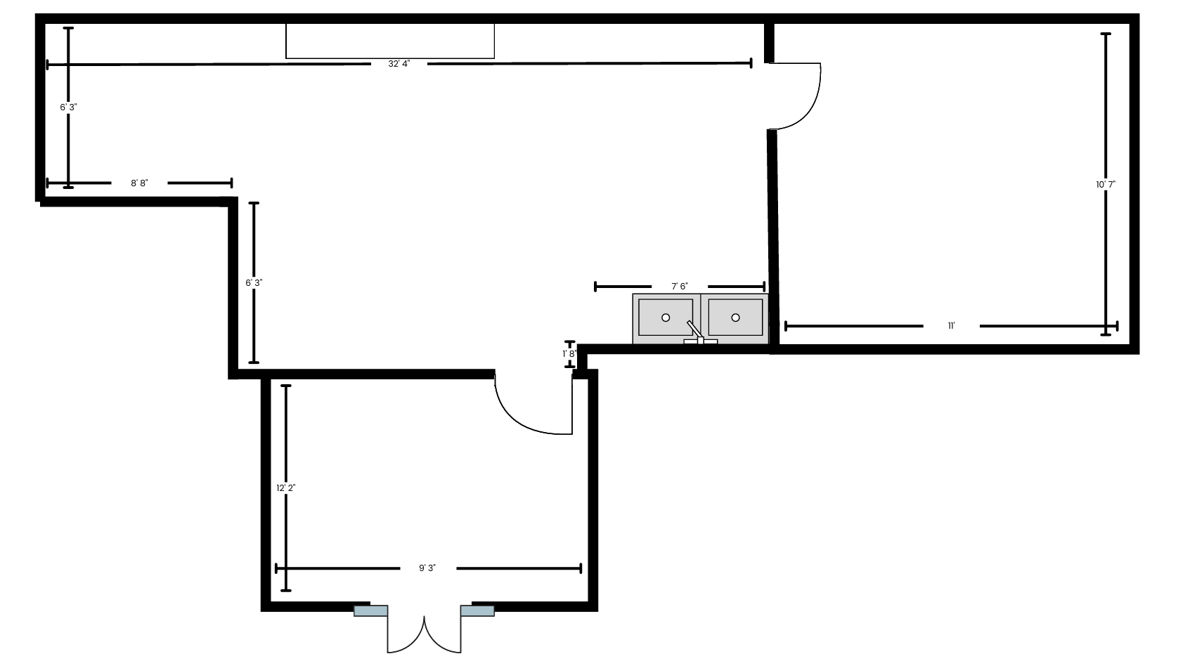 6040 Camp Bowie Blvd, Fort Worth, TX à louer Plan d’étage– Image 1 sur 1