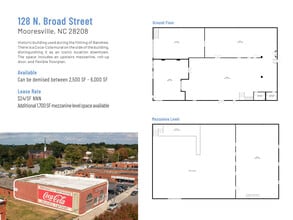 128-162 N Broad St, Mooresville, NC à louer Plan d’étage– Image 1 sur 3