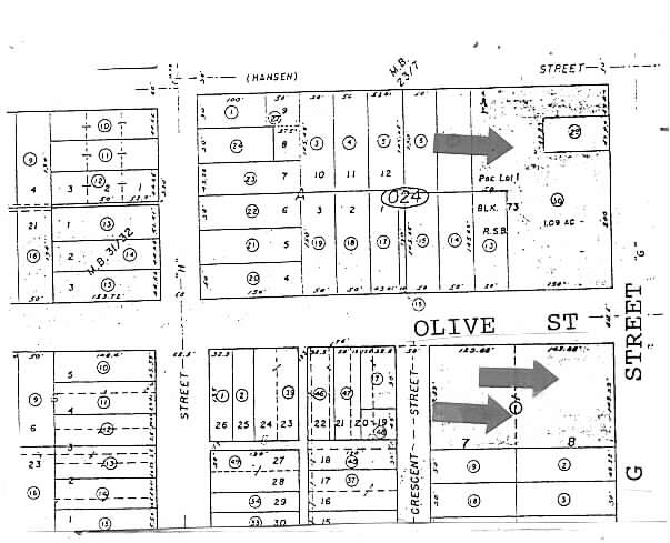 998-1032 N G St, San Bernardino, CA à louer - Plan cadastral – Image 2 sur 5