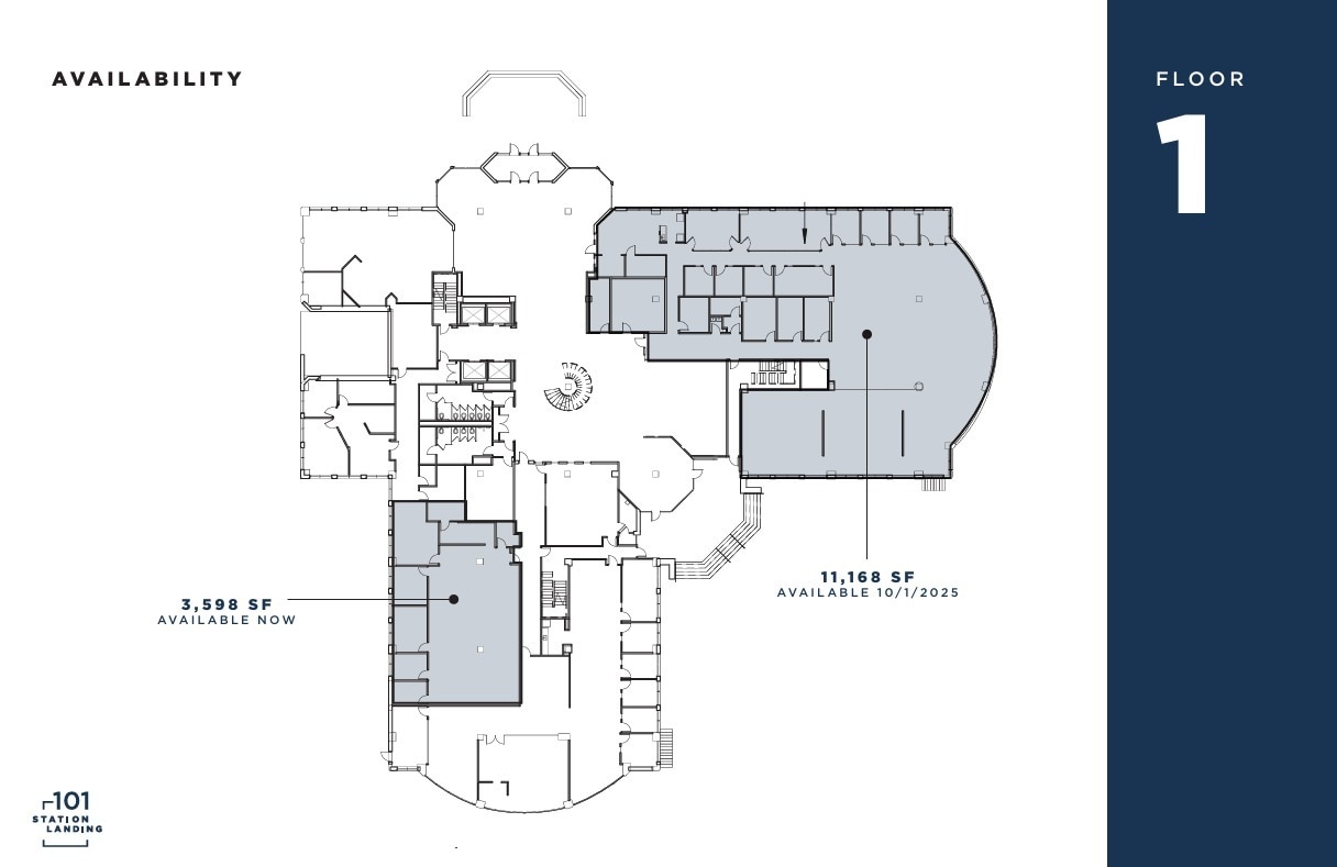 101 Station Landing, Medford, MA à louer Plan d’étage– Image 1 sur 1
