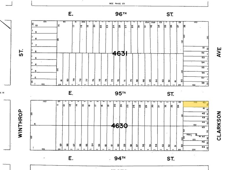 1097 Clarkson Ave, Brooklyn, NY à louer - Plan cadastral – Image 3 sur 3