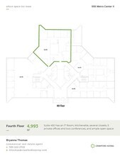 555 Metro Pl N, Dublin, OH à louer Plan de site– Image 1 sur 3