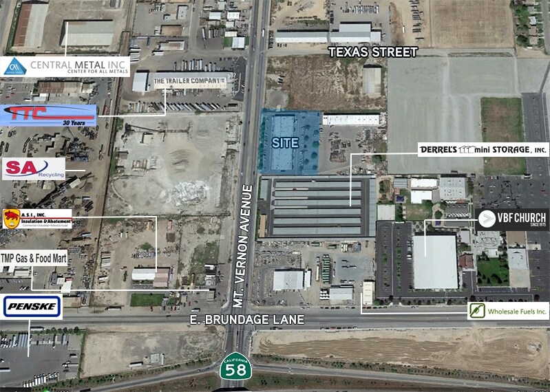 217 Mount Vernon St, Bakersfield, CA à louer - Aérien – Image 2 sur 2