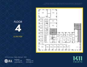 1411 4th Ave, Seattle, WA à louer Plan d’étage– Image 1 sur 1