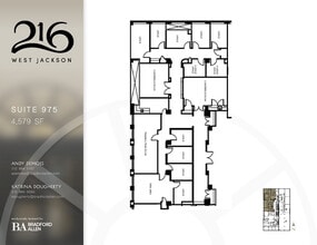 216 W Jackson Blvd, Chicago, IL à louer Plan d’étage– Image 1 sur 1