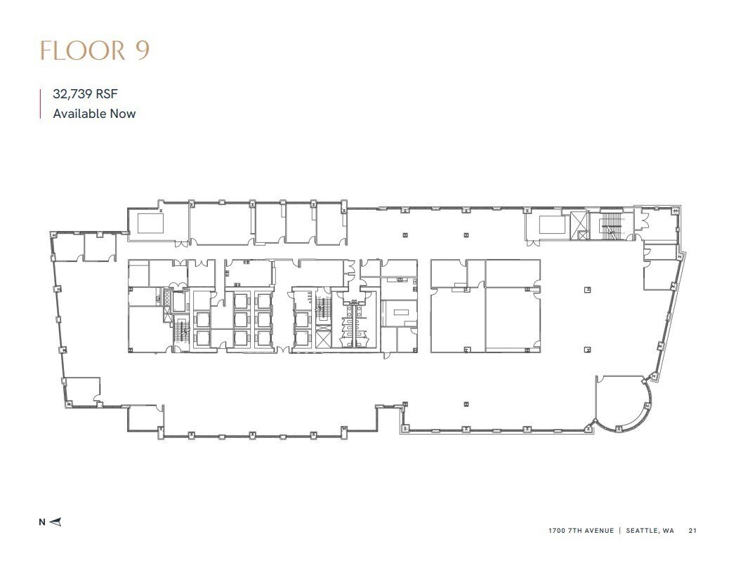 1700 7th Ave, Seattle, WA à louer Plan d’étage– Image 1 sur 1