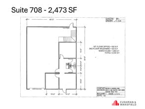 5829 W Sam Houston Pky N, Houston, TX à louer Plan d’étage– Image 1 sur 1