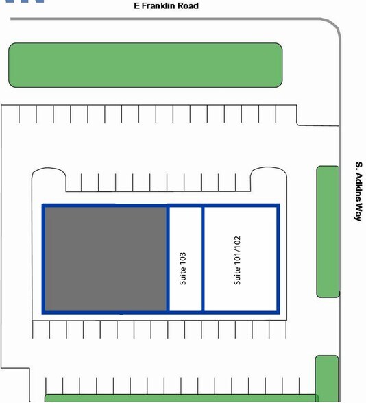 1311 E Franklin Rd, Meridian, ID à louer - Photo de l’immeuble – Image 2 sur 4