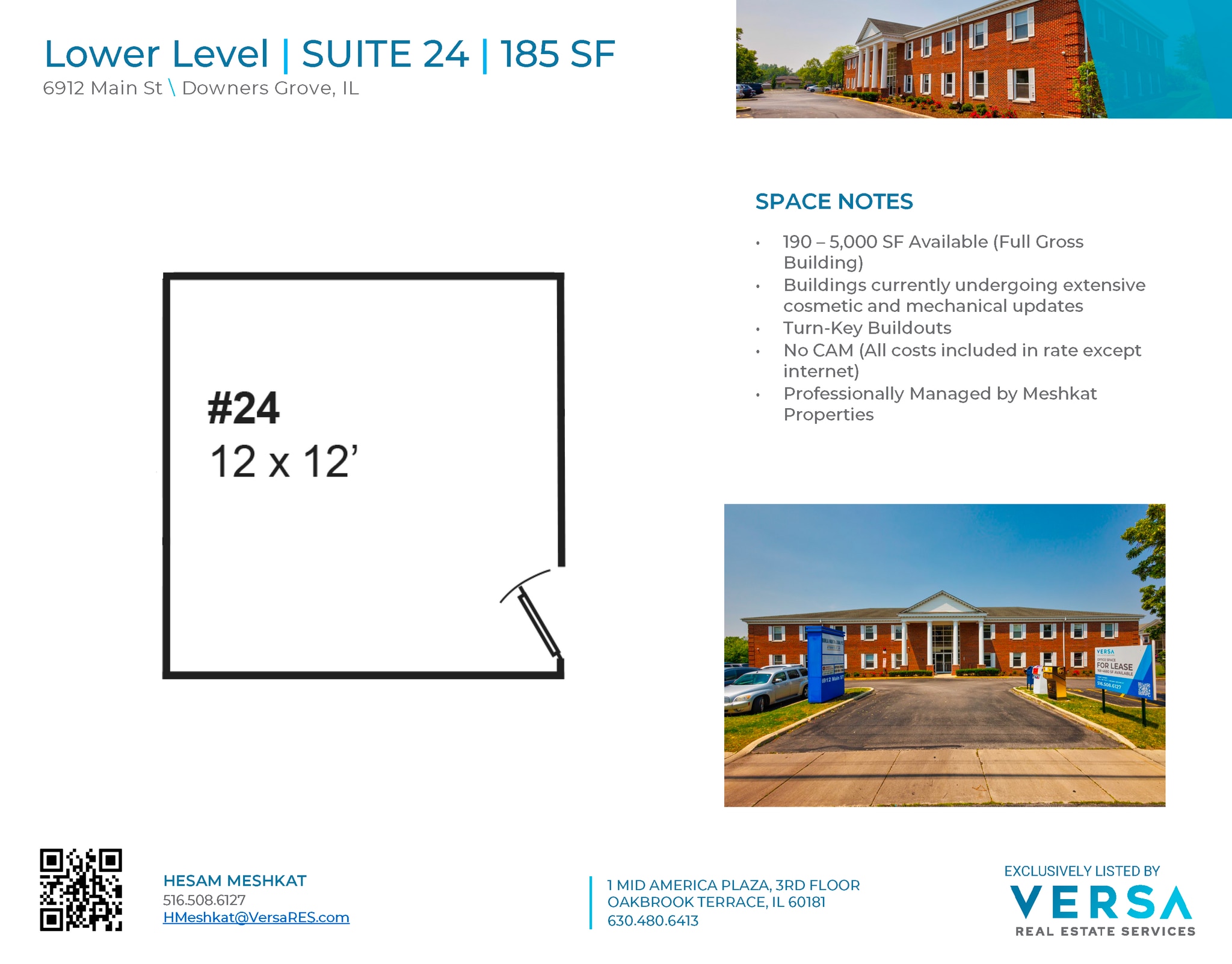 6912 Main St, Downers Grove, IL à louer Plan d’étage– Image 1 sur 1