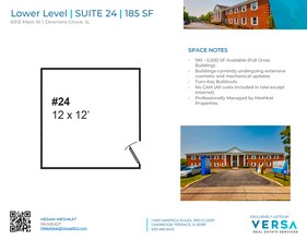 6912 Main St, Downers Grove, IL à louer Plan d’étage– Image 1 sur 1