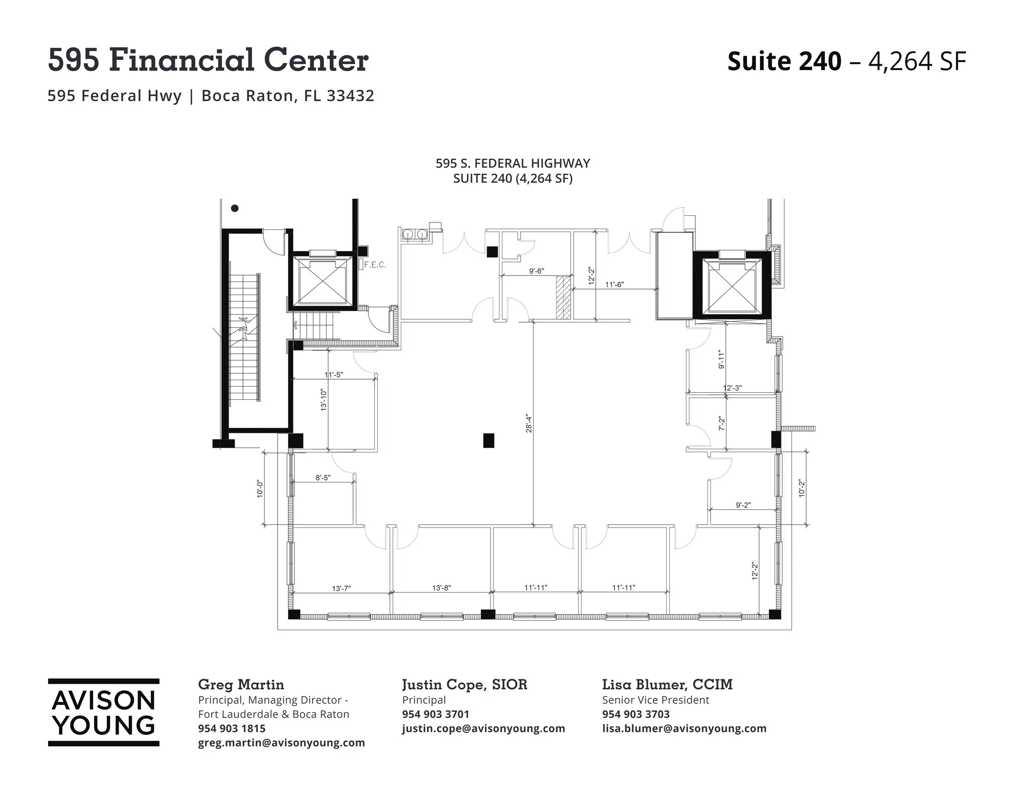 595 S Federal Hwy, Boca Raton, FL à louer Plan de site– Image 1 sur 1