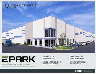 Plus de détails pour Effingham Pky, Rincon, GA - Industriel/Logistique à louer