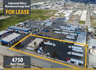 Plus de détails pour 4750 Burr St, Bakersfield, CA - Bureau, Industriel/Logistique à louer