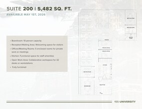 155 University Ave, Toronto, ON à louer Plan de site– Image 1 sur 1