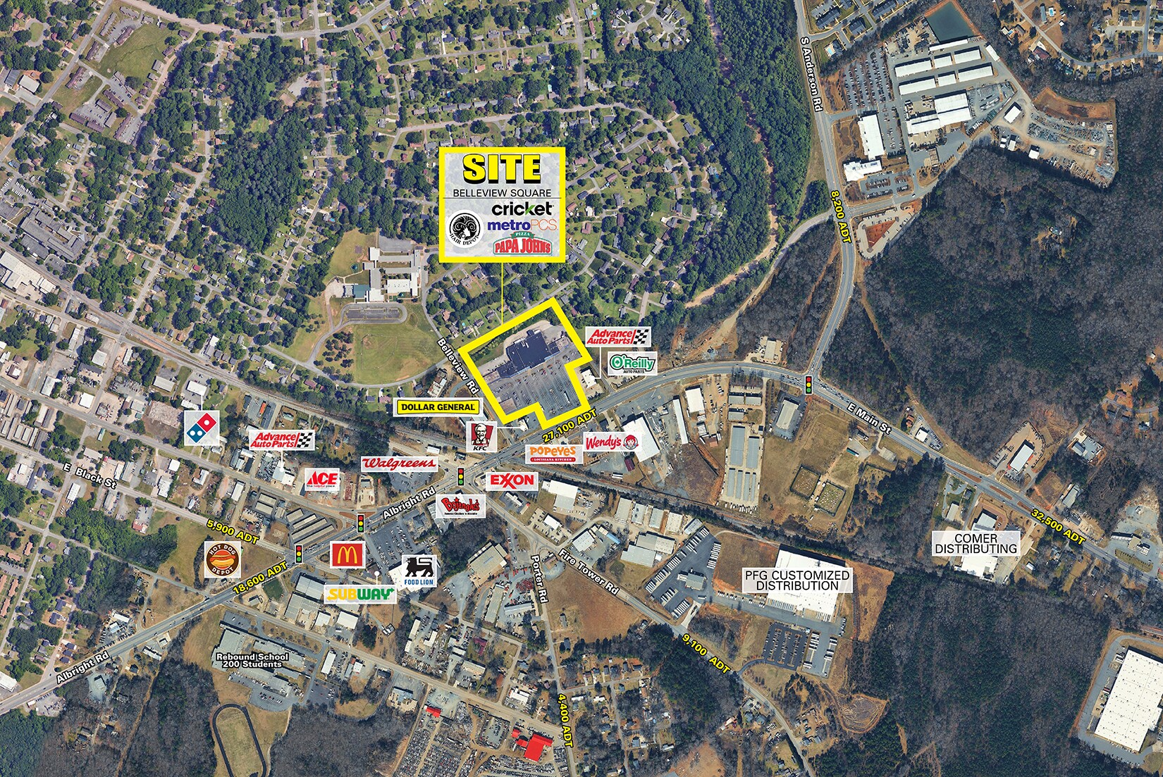1347 E Main St, Rock Hill, SC à louer Photo principale– Image 1 sur 6