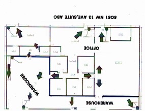 5051 NW 13th Ave, Pompano Beach, FL à louer Plan de site– Image 1 sur 2