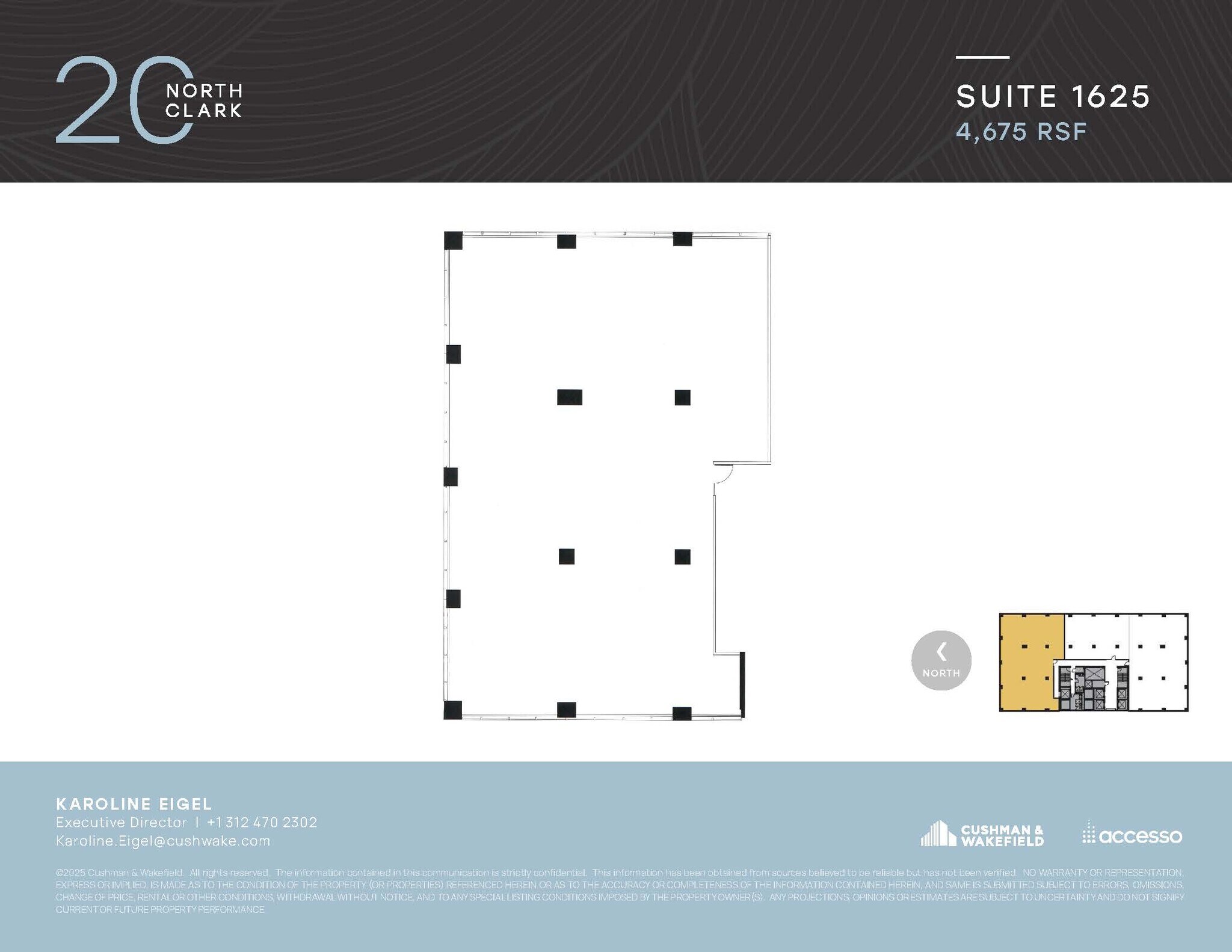 20 N Clark St, Chicago, IL à louer Plan d’étage– Image 1 sur 1
