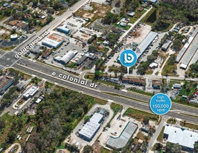 7300-7324 E Colonial Dr, Orlando, FL - VUE AÉRIENNE  vue de carte