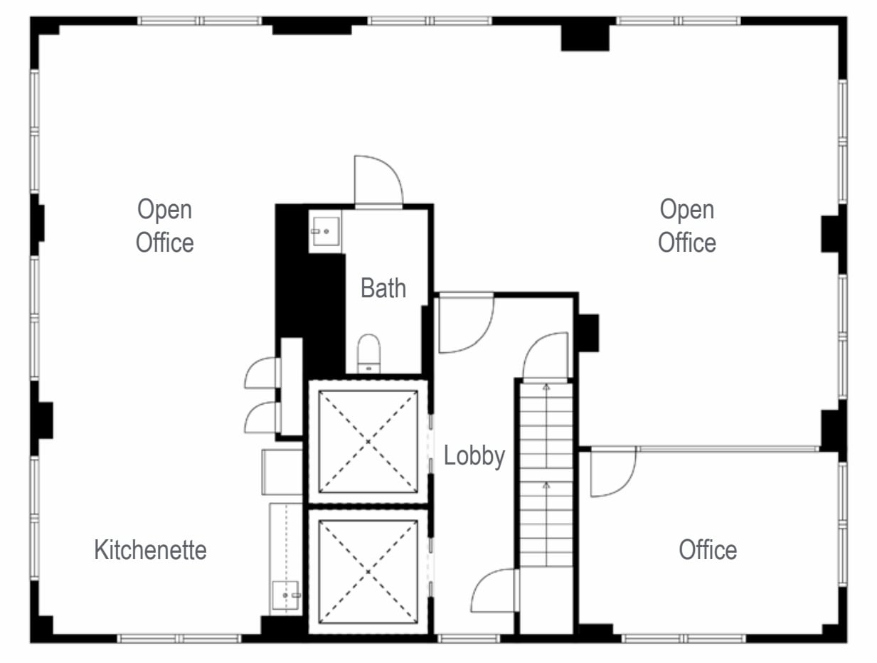 409 13th St, Oakland, CA à louer Plan d’étage– Image 1 sur 1