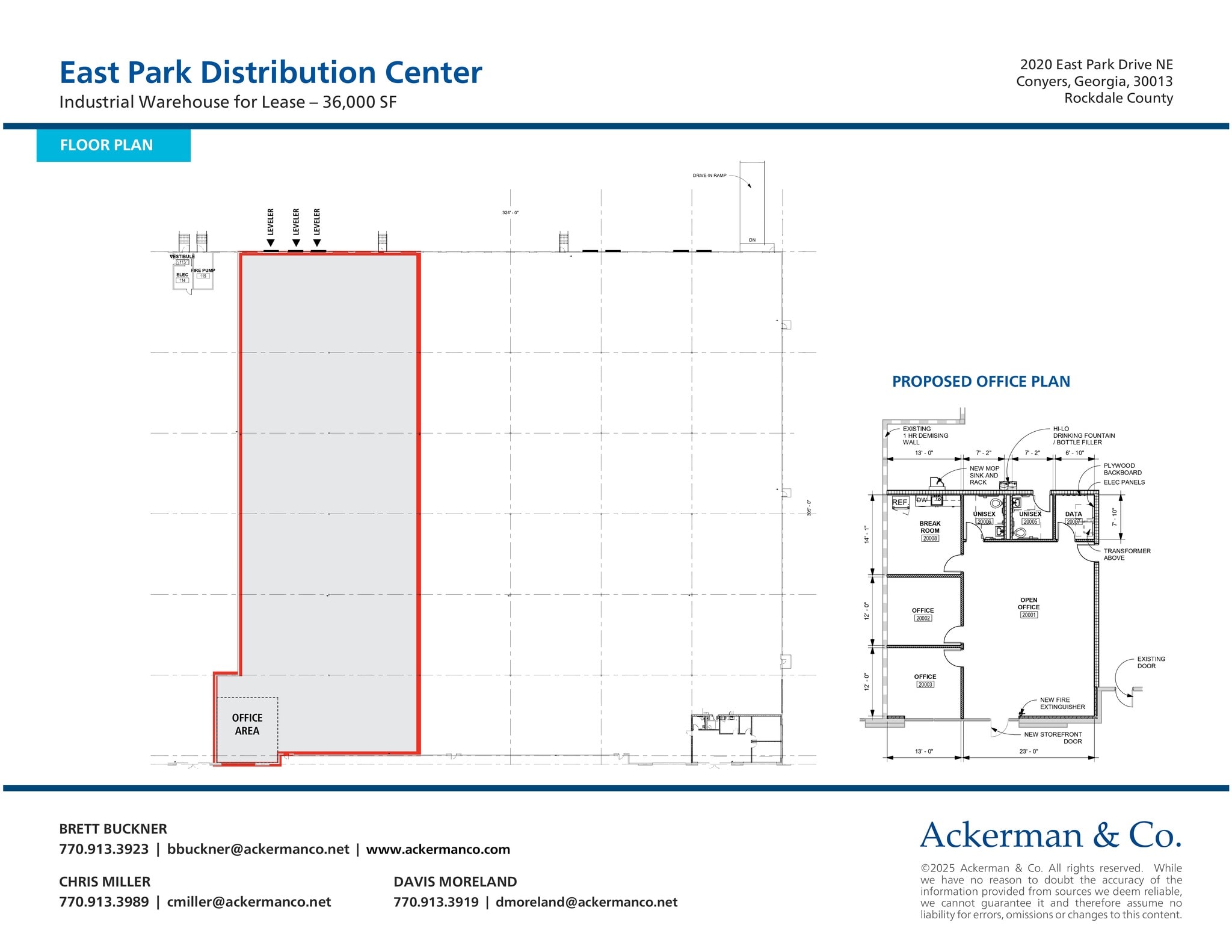 2020 E Park Dr NE, Conyers, GA à louer Plan de site– Image 1 sur 1