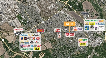 12-18 W Edwardsville Rd, Wood River, IL à louer Aérien– Image 2 sur 2