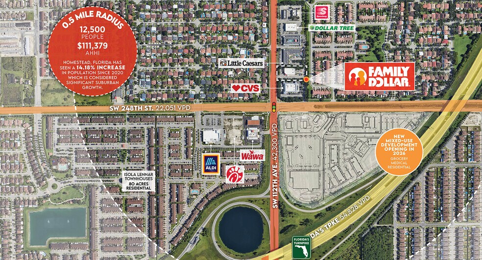 24701 SW 112th Ave, Homestead, FL à vendre - Photo de l’immeuble – Image 2 sur 5